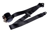 VW T1 T2 Extra lange (4 meter), automatische oprol gordel. 3 punts. Zwart.