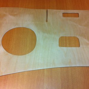 VW SO42 Kick panel links, ongelakt