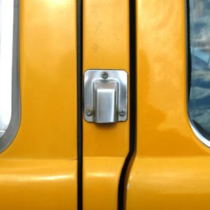 VW T2A T2B Westfalia RVS afdekkapje voor het koelkast gas.