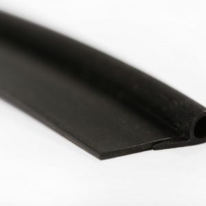 VW T2B Rubber P-Profiel voor afwerking van de kasten. Zwart