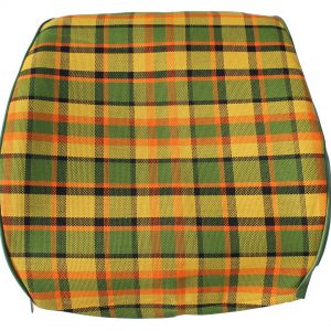 VW T2B Hoes voor de rugleuning van de stoel. (dicht) Bouwjaar aug. ’74- aug. ’79. Groen-geel-rood.
