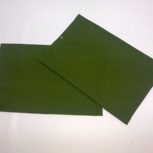 VW T2B Westfalia set gordijnen voor 1 zijruit. Groen.